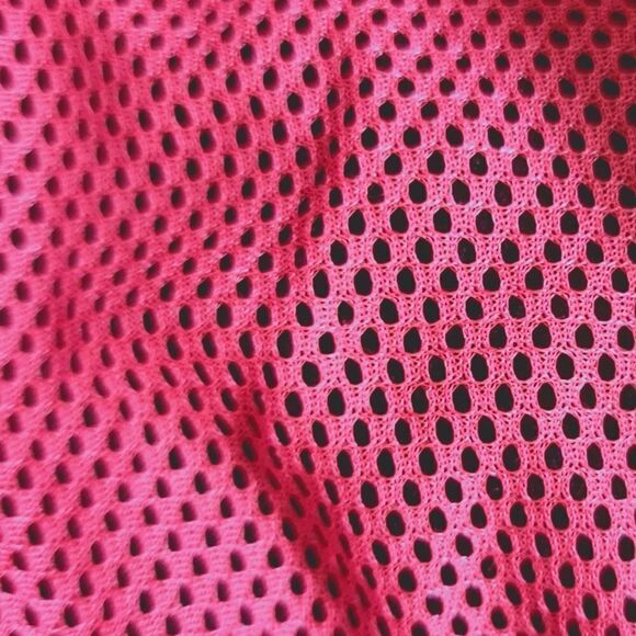 Under Armour® Women's Black Long Sleeve Pink Mesh Lined Hoodie - Picture 9 of 14